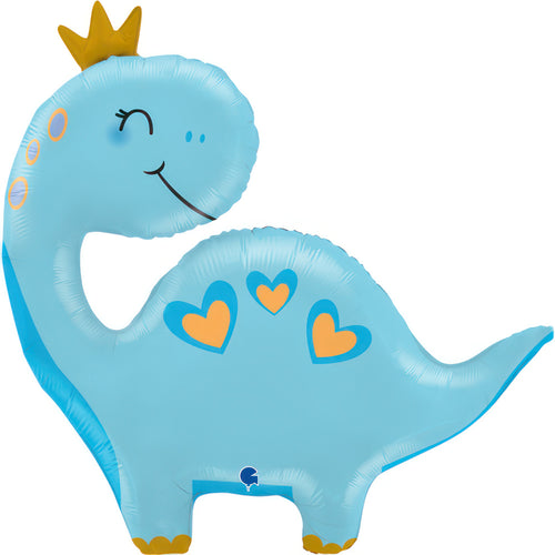28" Blue Dino Foil