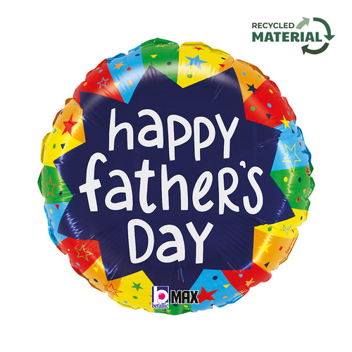 18" Father's Day Bursting Colour Foil