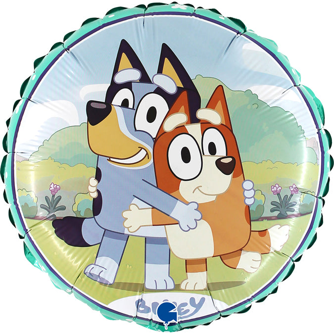 18" Round Bluey Foil