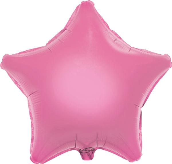 19" Pink Star Packaged Foil
