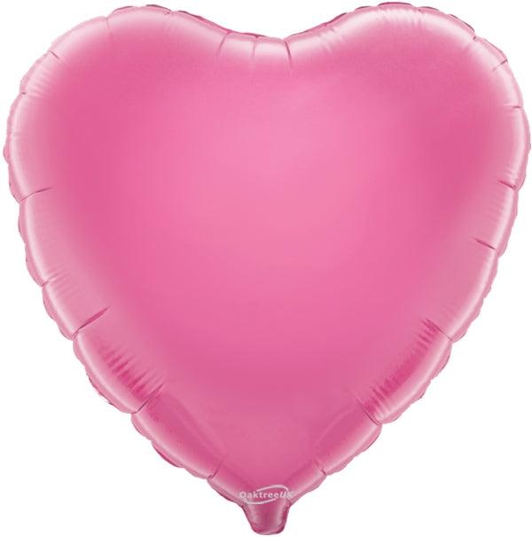 18" Pink Heart Packaged Foil