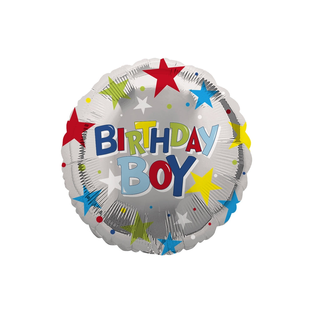 18" Round Birthday Boy Foil